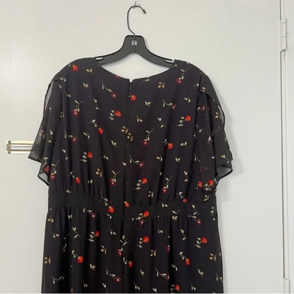 Madewell Black and Red Maxi Dress - Picture 8 of 11